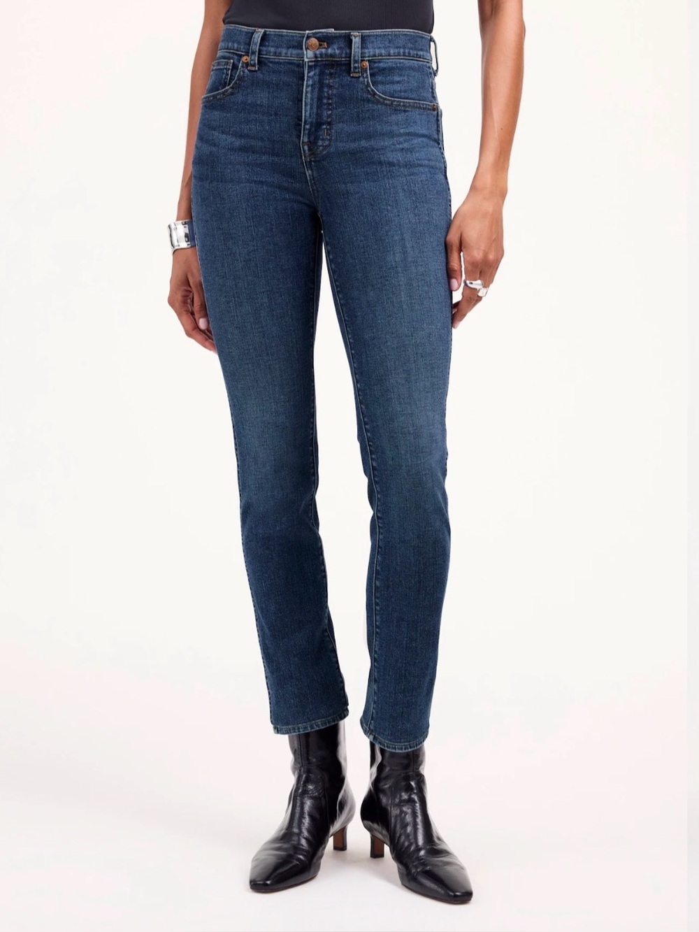 NWT Madewell Mid-Rise Stovepipe Jeans